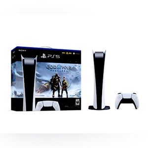 PlayStation 5 PS5 Digital Edition Console - God of War Ragnarok Bundle